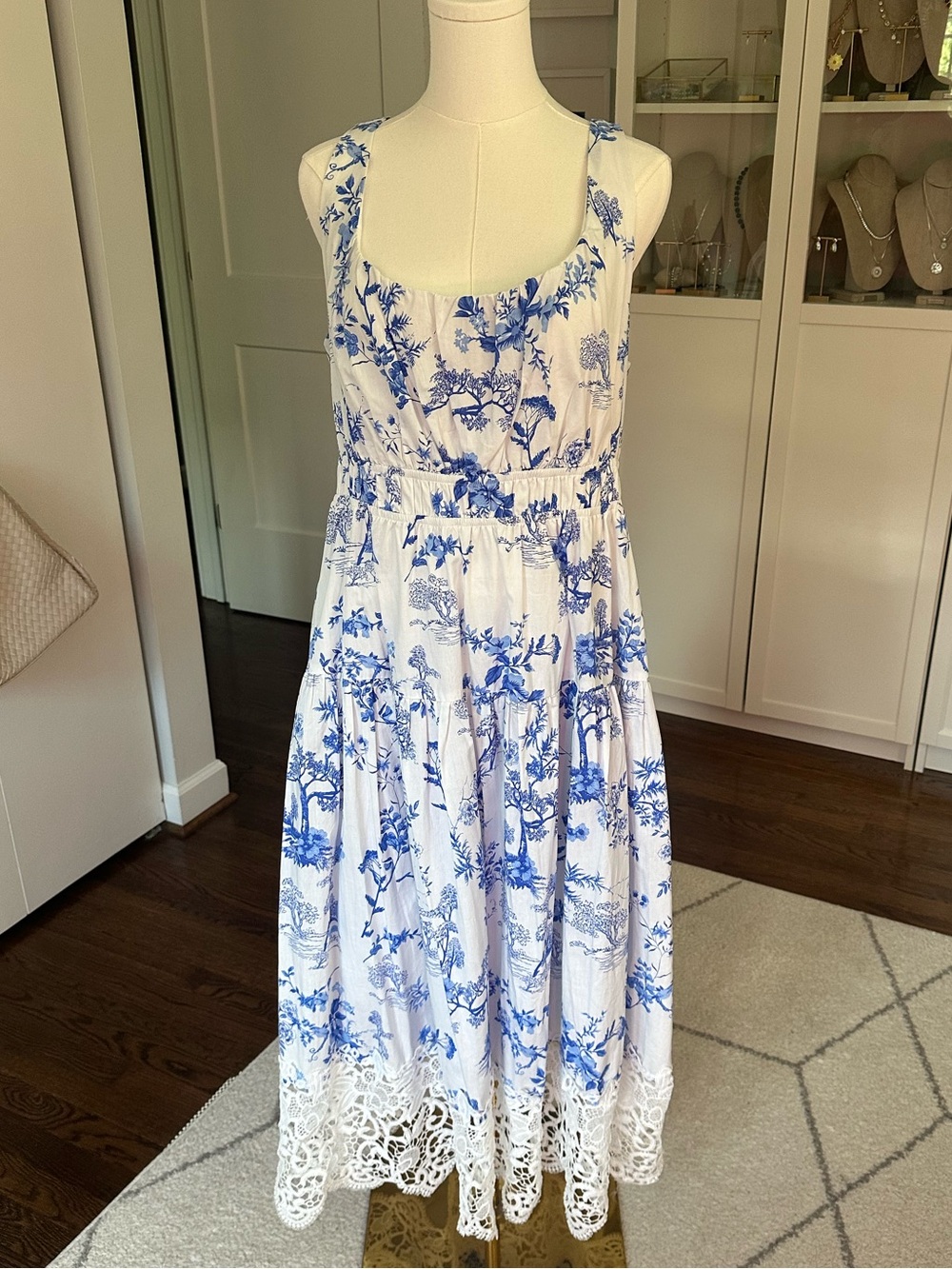 NWT Aqua Lace Hem Midi Dress - Bloomingdale’s Exclusive
